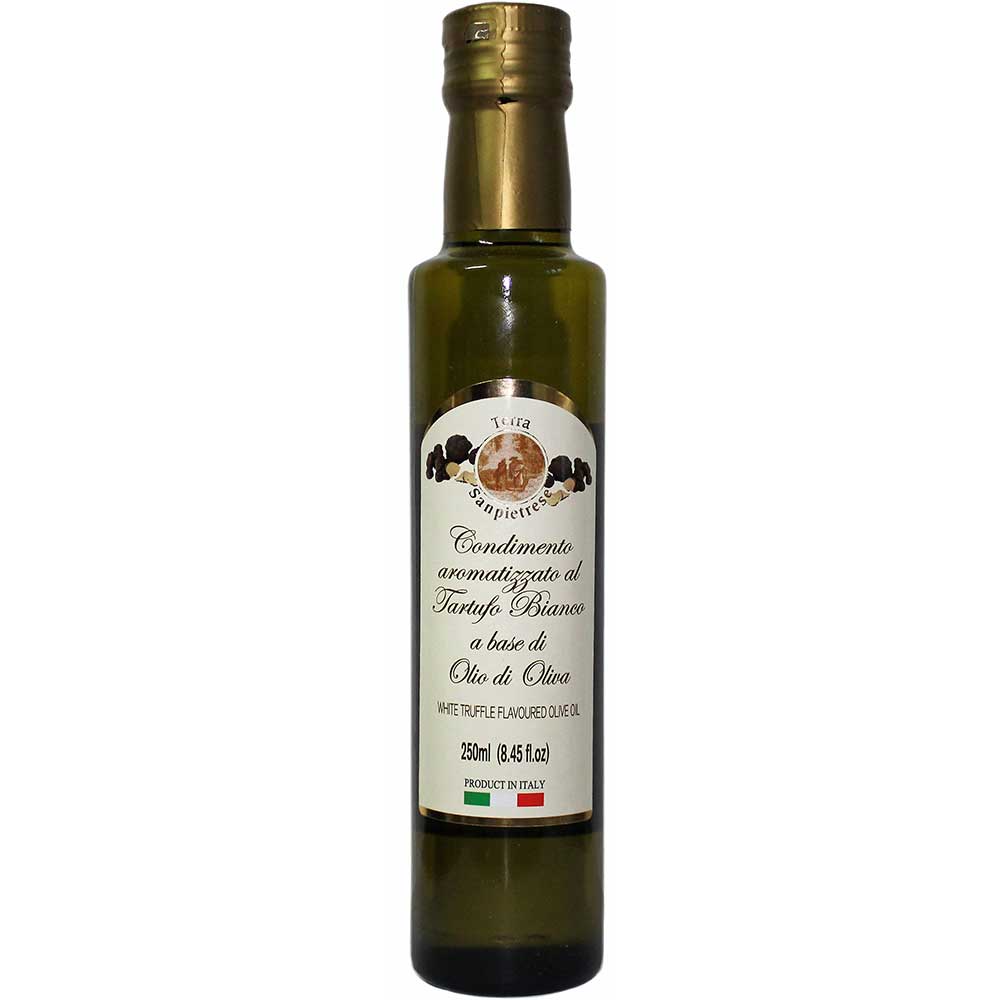olio di oliva e tartufo bianco